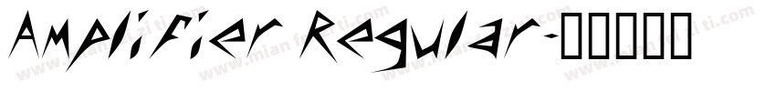 Amplifier Regular字体转换